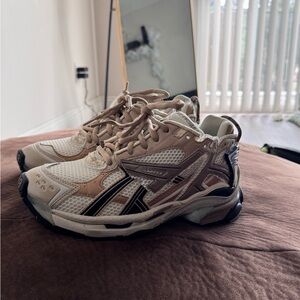 Balenciaga Beige and White Sneakers